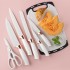 Silicone kitchenware set, 19 piece set, knife set, storage tube, straw color set, knife holder storage rack Silicone kitchenware set, 19 piece set, knife set, storage tube, straw color set, knife holder storage rack