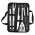 Manufacturer's spot wholesale BBQ grill set, household outdoor portable hand-held bag barbecue tool