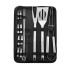 Manufacturer's spot wholesale BBQ grill set, household outdoor portable hand-held bag barbecue tool