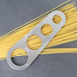 Stainless steel noodle measuring device, spaghetti measuring tool, measuring ruler, kitchen tool, spaghetti ruler, baking tool