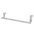 Multi purpose stainless steel single pole towel rack, non perforated cabinet, door back style cloth hanger, towel pole
