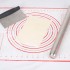 Large size 60 * 40cm silicone kneading pad with scale anti slip and non stick to cutting board flour rolling pad Large size 60 * 40cm silicone kneading pad with scale anti slip and non stick to cutting board flour rolling pad