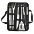 Manufacturer's spot wholesale BBQ grill set, household outdoor portable hand-held bag barbecue tool