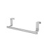 Multi purpose stainless steel single pole towel rack, non perforated cabinet, door back style cloth hanger, towel pole