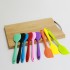 Manufacturer direct sales silicone scraper small integrated cream scraper butter scraper baking tool cake tool