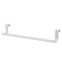 Multi purpose stainless steel single pole towel rack, non perforated cabinet, door back style cloth hanger, towel pole