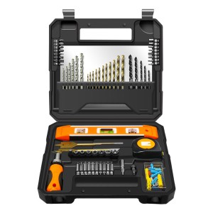 Manufacturer direct sales Anhai 70 piece set drill bit combination tool set, electric drill matching screwdriver head woodworking hole opener