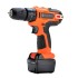 21V electric screwdriver, rechargeable electric drill, screwdriver, hardware tool combination set, household toolbox