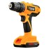 Manufacturer direct sales 21V lithium battery impact drill, electric screwdriver, hardware tool combination kit toolbox