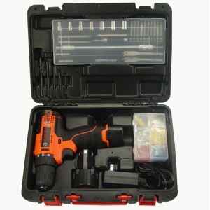 Household Tool Set Electric Screwdriver Lithium Battery Rechargeable Hand Drill Hardware Toolbox