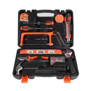 Household hardware tool set, electrician woodworking repair combination tool, level ruler, screwdriver repair set