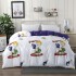 Cotton duvet cover single piece twill cotton 12868 printed duvet cover student dormitory single 1.5m 1.8m double 2.0