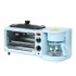 Cross border European standard three in one multifunctional household breakfast machine, Duoshi stove, mini electric oven, bread maker, coffee machine Cross border European standard three in one multifunctional household breakfast machine, Duoshi stove, mini electric oven, bread maker, coffee machine