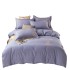 New product: Four piece set of thick cotton, brushed embroidery, twill cotton bed sheets, duvet covers, embroidered bedding set wholesale