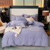 Four piece set of brushed embroidery all cotton brushed texture pattern jet brushed cotton thickened new bedding 4-piece set