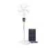 Foreign trade hot selling special price 16 inch solar fan remote charging floor fan large capacity battery charging standing fan