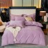 New product: Four piece set of thick cotton, brushed embroidery, twill cotton bed sheets, duvet covers, embroidered bedding set wholesale