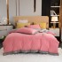 New washed cotton embroidery four piece set all cotton bedding, pure cotton bed sheets, bedsheets, beds, internet celebrity kits wholesale