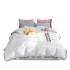 New all cotton washed cotton four piece set hotel light luxury embroidery bedding set 1.5m 1.8m bedsheet bedding