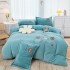 Autumn and Winter New Product Thickened Milk Velvet Embroidered 4-piece Set High Weight Velvet 4-piece Set Embroidered Bedding Set Wholesale
