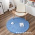Cross border thickened circular carpet, computer chair, swivel chair, hanging basket, floor mat, living room, bedroom, study, home carpet, machine washable