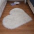 Love shaped imitation wool carpet, floor mat, mattress, sofa cushion, foot pad, plush living room, coffee table, sofa, bedroom