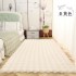 Internet celebrity cream style bubble velvet balcony bay window mat, four season anti slip sofa mat, rabbit plush tatami cushion, bedroom