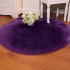 Cross border dropshipping plush circular carpet floor mat, Australian imitation wool carpet, indoor full decoration