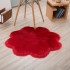 Imitation wool carpet plum blossom shaped carpet cushion sofa cushion circular chair cushion coffee table cushion bedroom door cushion living room cushion