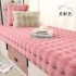 Internet celebrity cream style bubble velvet balcony bay window mat, four season anti slip sofa mat, rabbit plush tatami cushion, bedroom