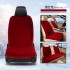 Car seat cushion winter plush wool car cushion short imitation rabbit plush warm car interior small waist car seat cover goddess style