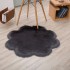 Imitation wool carpet plum blossom shaped carpet cushion sofa cushion circular chair cushion coffee table cushion bedroom door cushion living room cushion