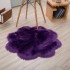Cross border bedroom plum blossom shaped floor mat, plush living room, study, carpet, staircase mat, Australian imitation wool floating window mat