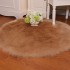 Cross border dropshipping plush circular carpet floor mat, Australian imitation wool carpet, indoor full decoration