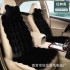 Temu Amazon's new bubble velvet car seat cushion rabbit plush warm winter three piece set plush seat cushion square pad