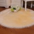 Cross border dropshipping plush circular carpet floor mat, Australian imitation wool carpet, indoor full decoration