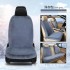 Car seat cushion winter plush wool car cushion short imitation rabbit plush warm car interior small waist car seat cover goddess style
