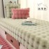 Internet celebrity cream style bubble velvet balcony bay window mat, four season anti slip sofa mat, rabbit plush tatami cushion, bedroom