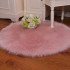 Cross border dropshipping plush circular carpet floor mat, Australian imitation wool carpet, indoor full decoration