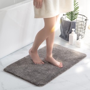 Cross border high plush thick floor mat carpet simple kitchen bathroom door mat bathroom anti slip mat absorbent foot mat