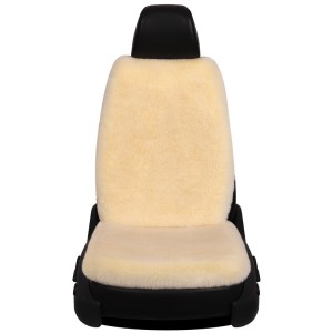 Car seat cushion winter plush wool car cushion short imitation rabbit plush warm car interior small waist car seat cover goddess style
