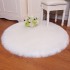 Cross border dropshipping plush circular carpet floor mat, Australian imitation wool carpet, indoor full decoration