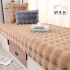 Internet celebrity cream style bubble velvet balcony bay window mat, four season anti slip sofa mat, rabbit plush tatami cushion, bedroom