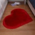 Love shaped imitation wool carpet, floor mat, mattress, sofa cushion, foot pad, plush living room, coffee table, sofa, bedroom