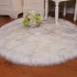 Cross border dropshipping plush circular carpet floor mat, Australian imitation wool carpet, indoor full decoration