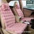 Temu Amazon's new bubble velvet car seat cushion rabbit plush warm winter three piece set plush seat cushion square pad
