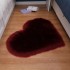 Love shaped imitation wool carpet, floor mat, mattress, sofa cushion, foot pad, plush living room, coffee table, sofa, bedroom