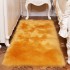 Amazon cross-border white plush carpet floor mat imitation wool bedroom blanket bay window home living room carpet