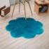 Cross border bedroom plum blossom shaped floor mat, plush living room, study, carpet, staircase mat, Australian imitation wool floating window mat