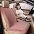 Car seat cushion winter plush wool car cushion short imitation rabbit plush warm car interior small waist car seat cover goddess style